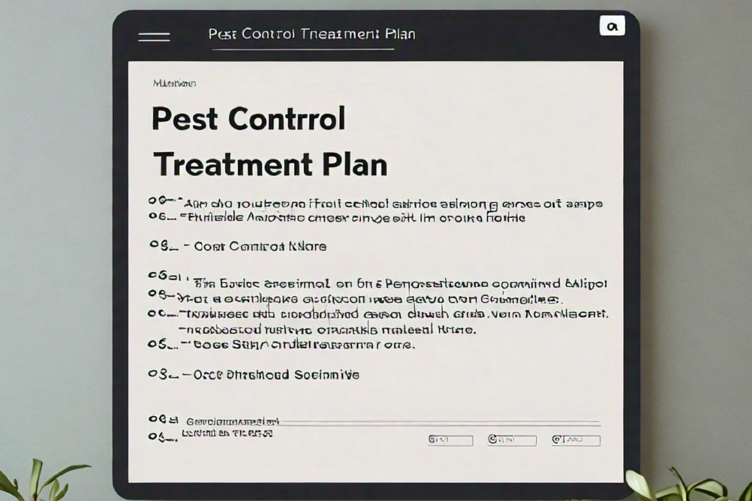 Pest Control Treatment Plan in Melbourne