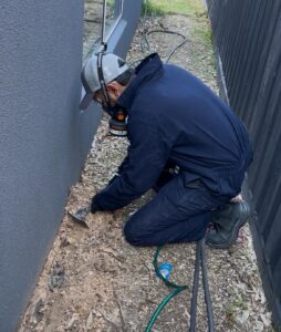 Termite reticulation system installation